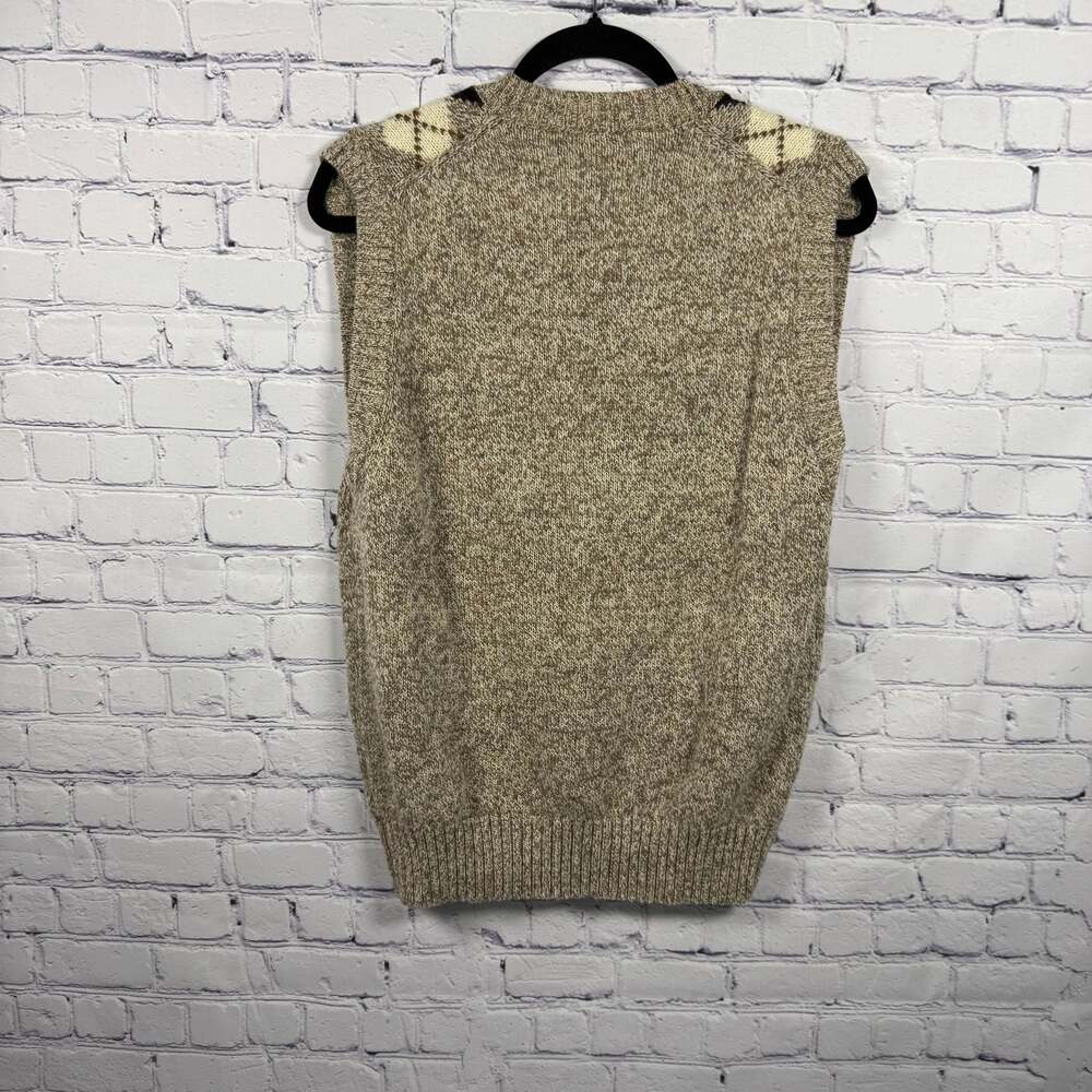 Vintage Par Four Sportswear V-neck Argyle Sweater Vest - Picture 2 of 5